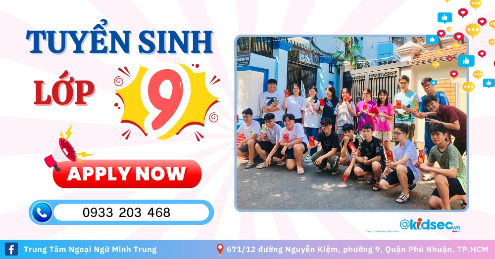 📢 TUYỂN SINH LỚP 9 - 90 NGÀY VÀNG 📢