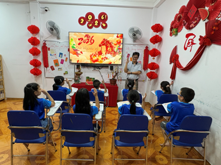 Tiết học tương tác hào hứng những ngày giáp Tết